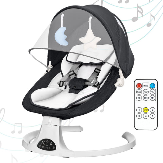 Electric Baby Swing Rocker Chair with Bluetooth & Remote by FK Sports