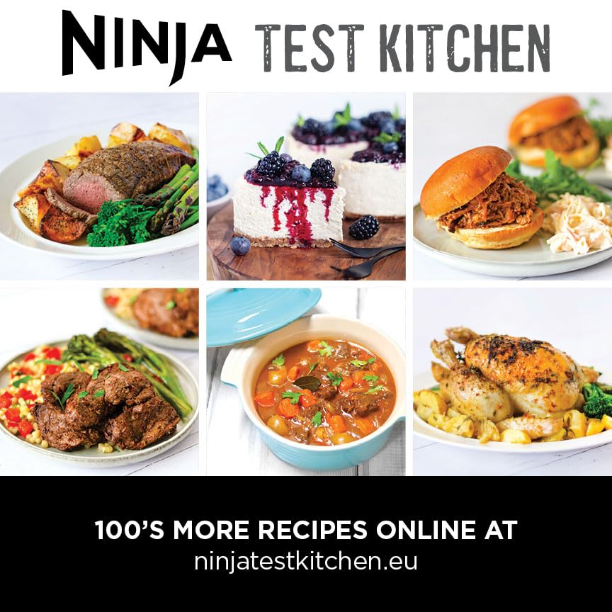 Ninja Foodi MAX 15-in-1 SmartLid Multi-Cooker 7.5L [OL750UK] Smart Cook System, Digital Cooking Probe, Electric Pressure Cooker, Air Fryer