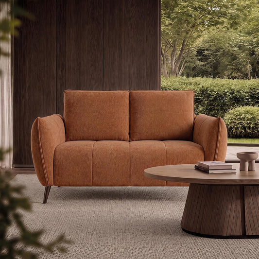 Bentley Designs Elara 2 Seater Sofa in Terracotta