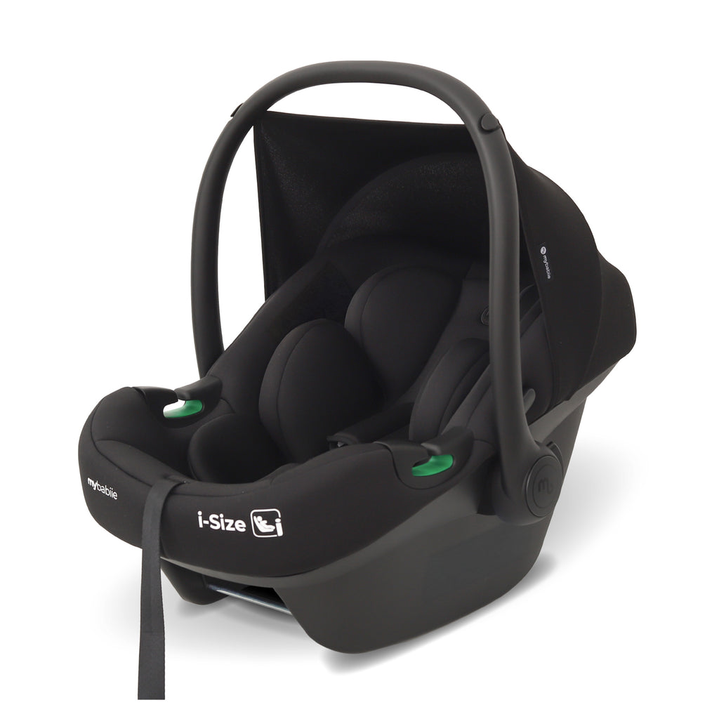 MBCS02 i-Size Infant Carrier Car Seat (40-87cm) - Black by My Babiie