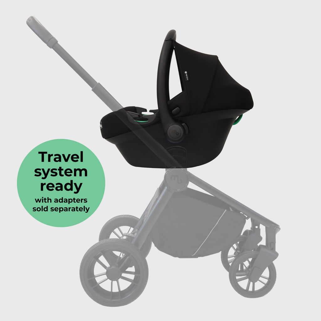 MBCS02 i-Size Infant Carrier Car Seat (40-87cm) - Black by My Babiie