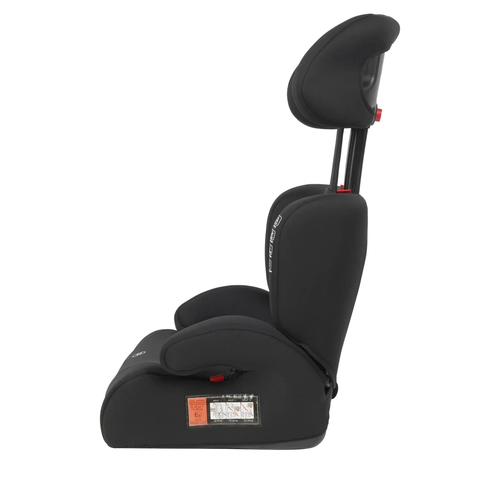 Puggle Maxi Gro Comfort Group 1/2/3 Eco Car Seat Booster Seat - Storm Black (9 Months-12 Years) by Puggle