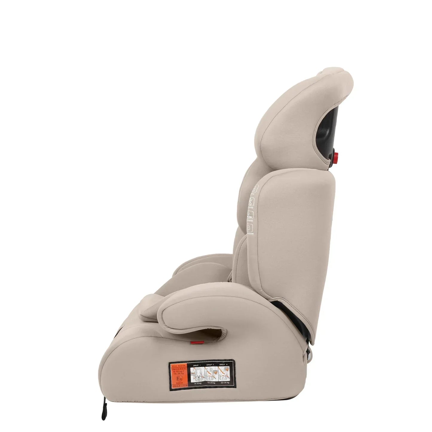Puggle Maxi Gro Comfort Group 1/2/3 Eco Car Seat Booster Seat - Cashmere (9 Months-12 Years) by Puggle