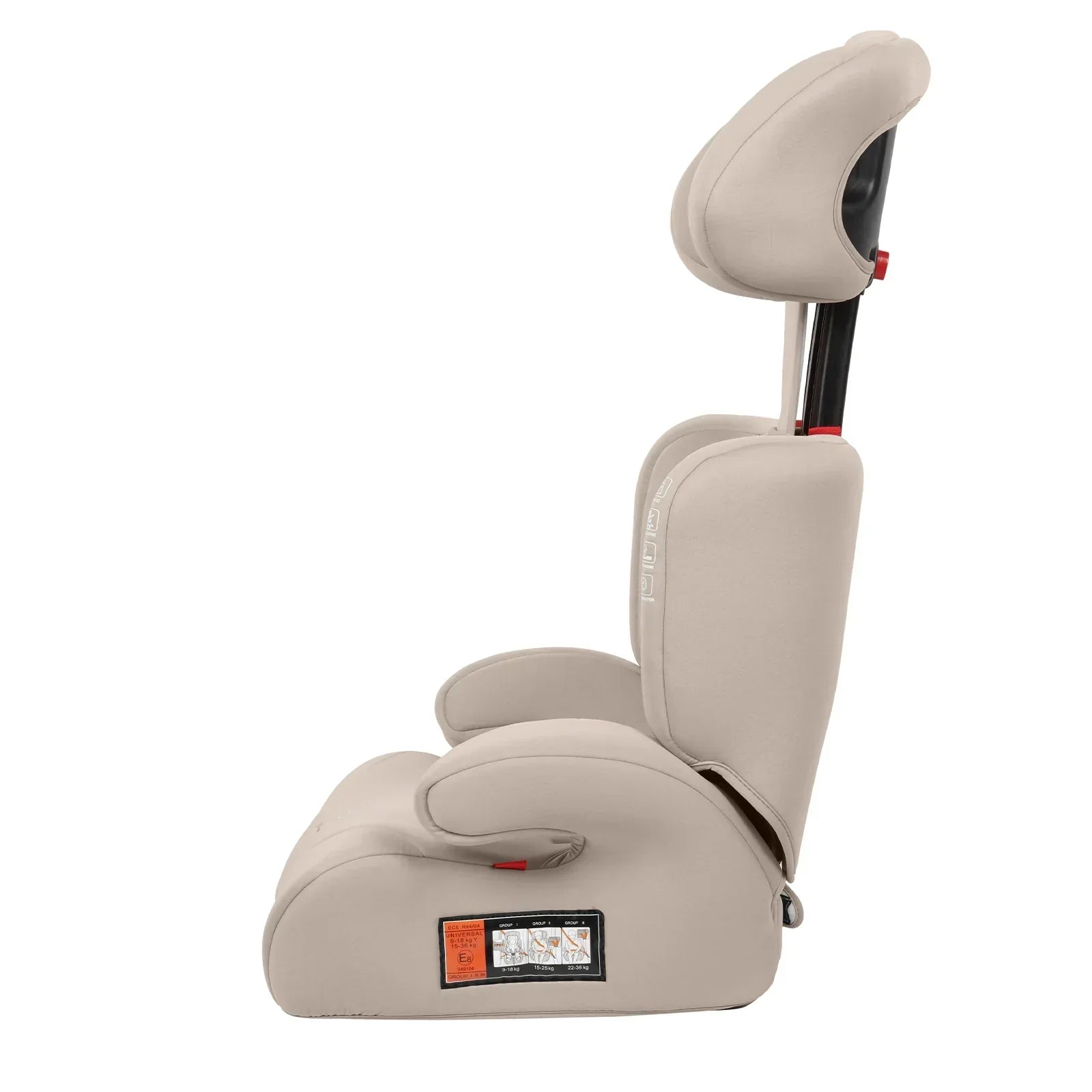 Puggle Maxi Gro Comfort Group 1/2/3 Eco Car Seat Booster Seat - Cashmere (9 Months-12 Years) by Puggle